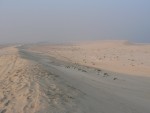 This ridge is called the necklace, the dunes are supposed to be the pearls