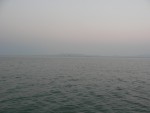 The Arabic Gulf with the shore of Saudi Arabia visible in the background