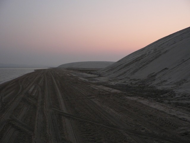 Sunset in the desert