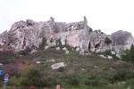 So here we are at the foot of the hill looking up at the ruins of an old castle.