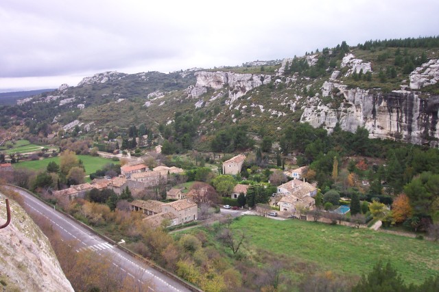 This is the little village in the valley that looks up at the castle.  It seems surreal to me that people actually live in these places...