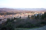 This is the view from a hill where the ruins of an old castle were.  The sun was setting when we were up there so we took a whole lot of pictures.