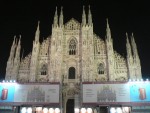 Even though we were losing daylight, we decided to press further on to Milan.  Here is the Duomo di Milano, the second largest gothic cathedral in the world.