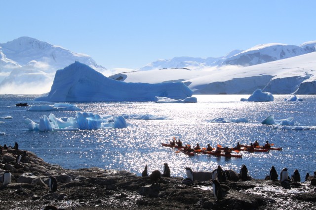 Today we were lucky enough to be able to get out twice in our kayaks.