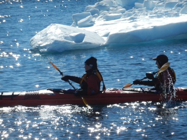 With a voice steeped in zen mastery he told me that I would be fine, and that I'd be steering in the back of a double kayak with my new partner Melissa.