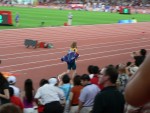 Stephen Hooker set the Olympic record in the pole vault and won Australia its first field gold in 60 years.