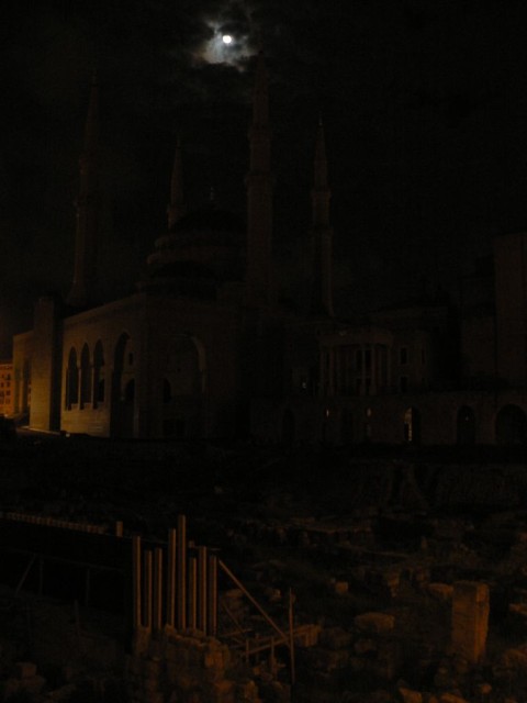 A mosque next to a cathedral next to some ancient ruins: the essence of Beirut