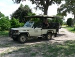 This was our mode of transport for our second day on safari.