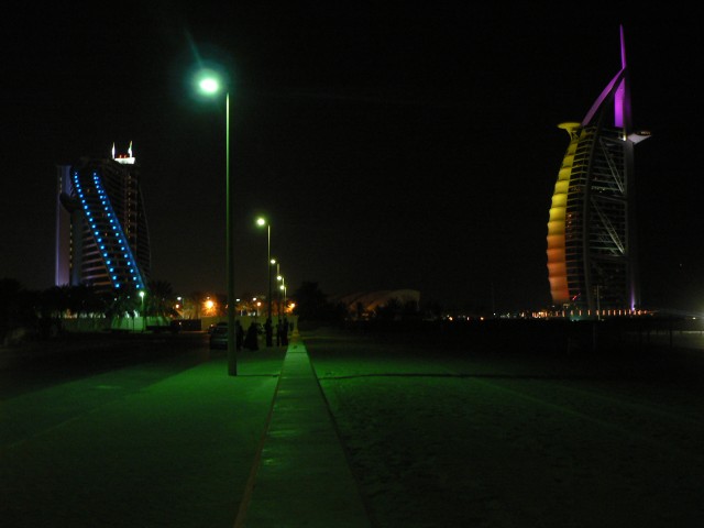 The Burj al-Arab hotel in Dubai. Rooms start at $1,400/night and go up to $20,000 per night.