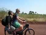 Ed, Sara and I arrived in Ouagadougou in the middle of the night, with no visas and little French.  Luckily Elizabeth was able to breeze her way back through security to straighten everything out for us.  Early in the morning we caught a bus out to her village.  It only took us halfway so we had to rent motorbikes to go the rest of the way.  Unfortunately when we were out in the middle of nowhere two ended up breaking down on us.