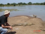 I was a little slow..  At first I thought that we were supposed to sit Like the crocs..