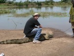 ...but then I understood that he wanted us to sit On the crocs..
