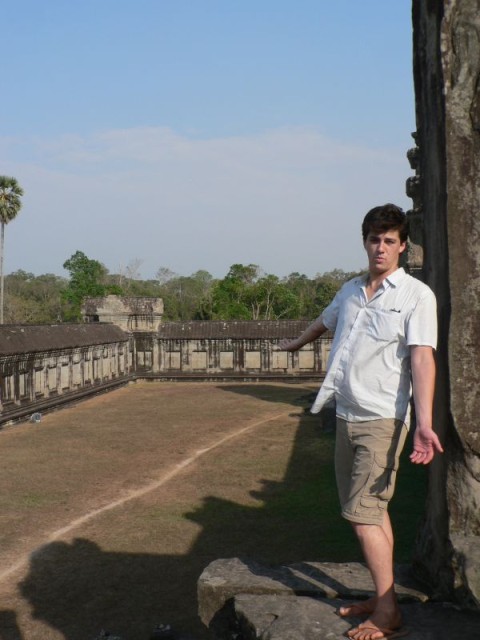 Jeff is staggered by the view.