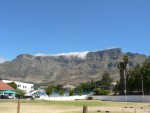 After 5 weeks of roughing it we decided that a week relaxing in Cape Town was in order.  In the middle of the city there is a striking mountain called Table Mountain.