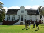 After a few days in Cape Town he headed out to Stellenbosch to visit their fantastic vinyards.