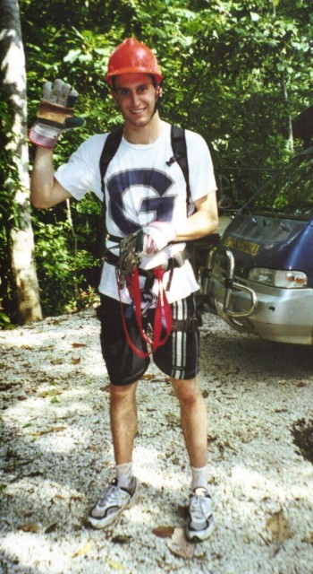 Later on that day we took a zipline tour of the jungle canopy.