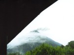 After our trek from beach to beach we cut inland to see Costa Rica's active volcano, Mt. Arenal.  Here you can see smoke from an eruption.