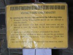 In order to enter the church, two conditions had to be met.  The deacon asked me if Maya and I had met these two conditions.  I didn't know, and I certainly wasn't about to ask, so I just said "OK" authoritatively.  He was free to interpret that as he wished.  :-)