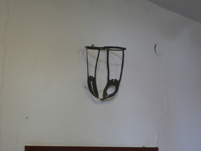 And here we have a chastity belt.  It must have been so dirty.. and uncomfortable.  Gross.  :-)