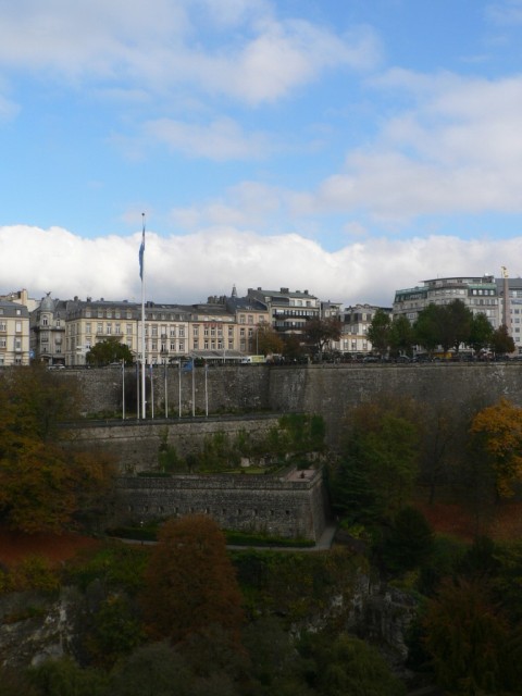 From Weinheim we took a train to Luxembourg City.  The old city is surrounded on all sides by cliffs, making it historically an easy city to defend.