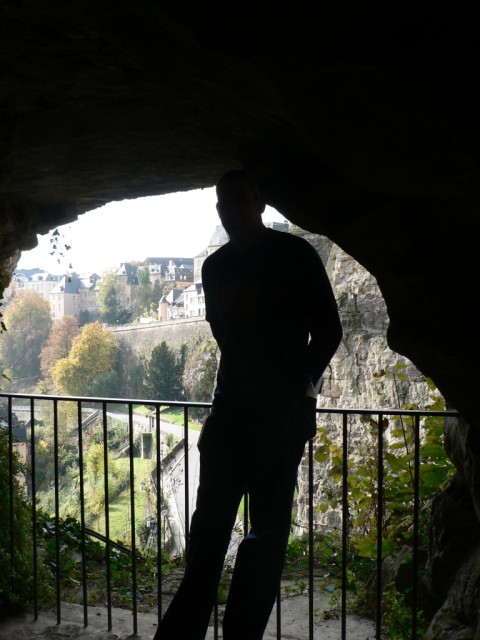 Under the old city there is a system of caves called the Bock Casemates, originally dug out in the 18th century.  They have had many uses over the years, including as a bomb shelter during WWI and WWII.