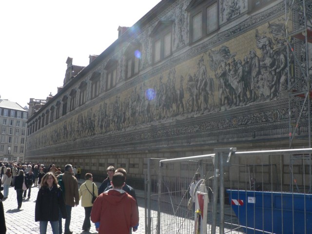 Although Dresden had no military significance, it was firebombed and leveled during the second world war.