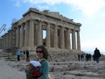Behold, the Acropolis!!  Since it was so close to Christmas we didn't even have to pay admission.