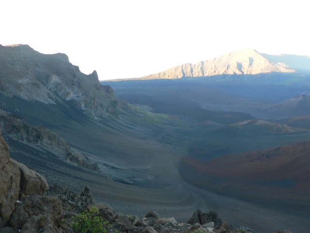 We ended the day with a trip up to the top of Haleakala, a massive shield volcano that makes up more than 75% of Maui.