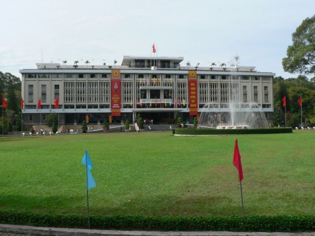 This is the reunification palace in Ho Chi Minh City (formerly Saigon).  Our tour guide stressed that the south was "liberated" from the colonialist government instituted by the United States.