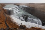 Just up the road from Geysir and Strokkur is the amazing Gullfoss waterfall.