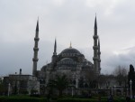 The Blue Mosque is one of the prominent landmarks of Istanbul, notable for its six minarets.
