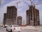 crazy construction in Doha's West Bay