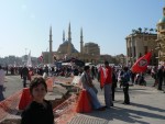 On November 21, 2006 the Lebanese cabinet minister Pierre Gemayel was assassinated.  The government in Beirut accused Damascus of ordering the assassination.  We arrived in Beirut the next night, a bit wary but not enough so to cancel our trip.