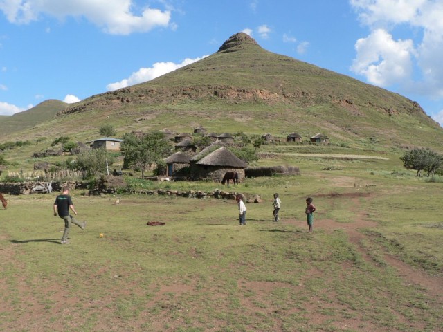 I love this picture.  This is the mountain village that we were touring.
