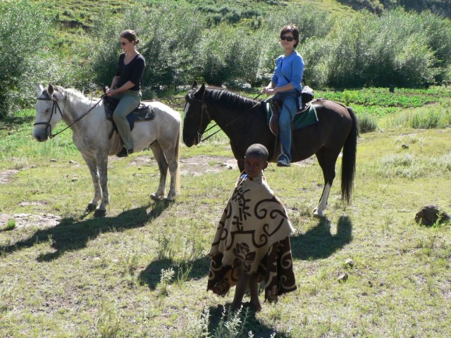 The last item on our itinerary was a pony tour of the surrounding countryside.