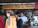 On our way back to South Africa we stopped at the Sani Top Chalet for some hot chocolate at the highest pub in Africa.