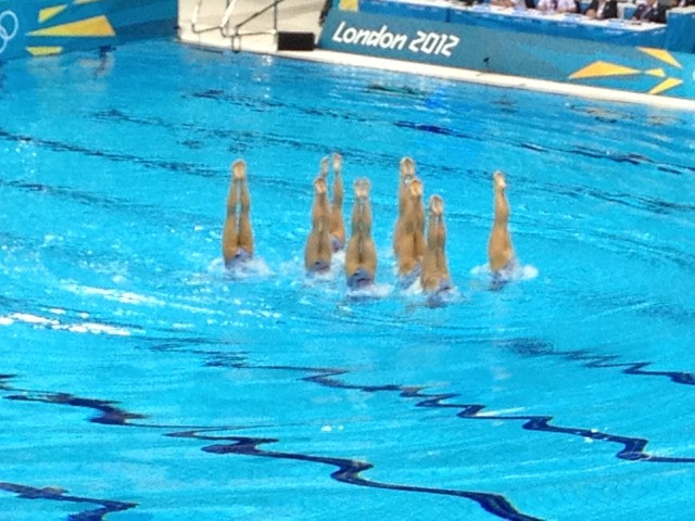 It is incredible that they have the core strength and lung capacity to dance upside down underwater in perfect synch.