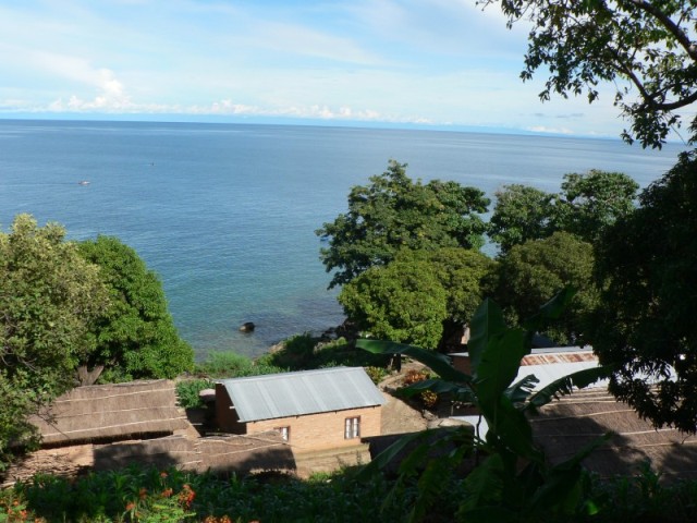 Up the hill from our cottage was the main lodge where we could eat.  The meals were cheap and plentiful and the view was stunning!