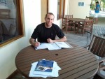 Well I can't really just sit on a beach for a week, so I decided to try to get PADI scuba diving certified. The course was part book learning..