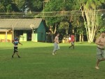 After getting a haircut from the village barber, Jeremy bet the price of the haircut double or nothing that we could beat them in a friendly game of soccer. They may or may not have taken it easy on us, but the final score was 1-1.