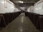 It is also housed in old limestone mines. Moldova used to be where all of the grapes from the USSR were shipped to be processed. Now it has a wealth of left over wine production infrastructure.