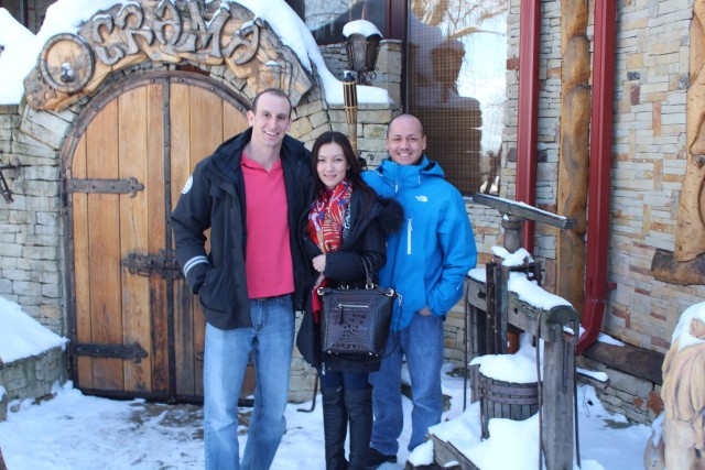 The next day Colin and I took a tour of Orheiul Vechi monastery. Bella was our guide.