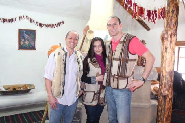 After our tour we were treated to a traditional Moldovan meal wearing traditional dress.