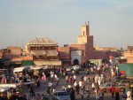 The square of Marrakesh, Djemaa el Fna, is supposed to be the busiest square in all of Africa.