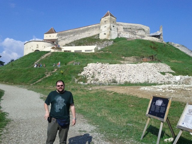 We took the morning to go and check out a couple of castles.  Our first stop was to see the Rasnov Citadel.