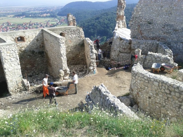 Excavations were ongoing at the citadel as part of a larger restoration effort.