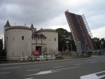 Our first night on the road was spent in Bruges, Belgium.  We didn't have any hotel reservations and couldn't find a single one with any open rooms, so we ended up driving around for a couple of hours until we found a nice secluded spot to park and sleep in the car.  It wouldn't be our last time..