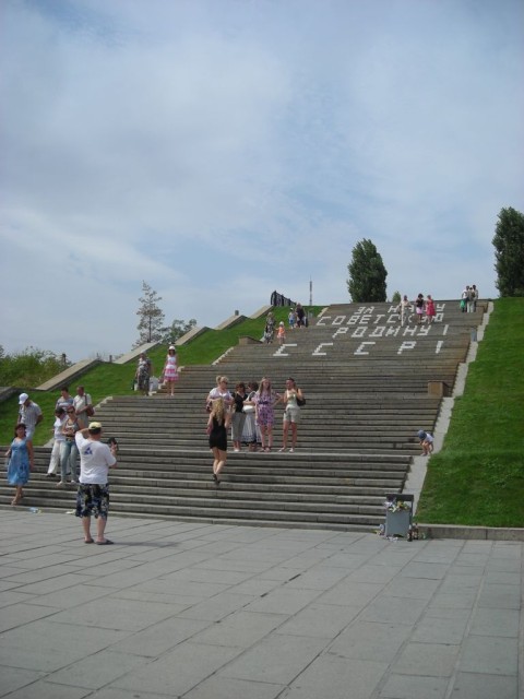 During WWII Volgograd was called Stalingrad and suffered greatly from the Battle Of Stalingrad. It was among the bloodiest battles in the history of warfare, with almost 2 million casualties.