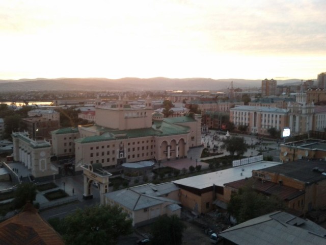 Our last stop before heading to the Mongol border was Ulan-Ude. We stayed in a former soviet style hotel.