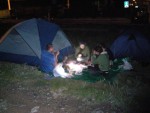 This is one of my favorite memories of the trip, swapping travel stories in a cow pasture beside the border crossing between Russian and Mongolia.